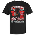 Combo senior 2027 black Comfort Colors shirt mockup