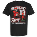 Trell senior 2027 black Comfort Colors shirt mockup